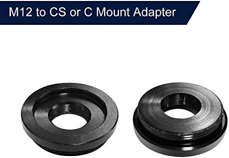 Huiop 2pcs / lot metalni M12 / C M12 / CS Adapter za montažu objektiva Cinc Legura M12 do CS ili C nosač nosača za CCTV kameru, M12