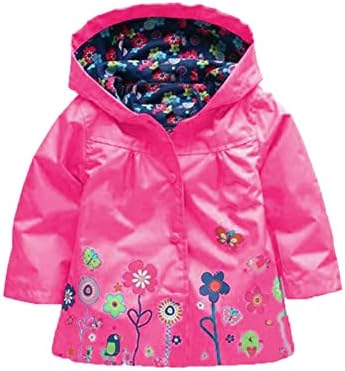 Dječji kaput zimske jakne djevojke s kapuljačom cvijeće otisci mališana odjeća prekrasna vjetra topla gusta jakna za djecu