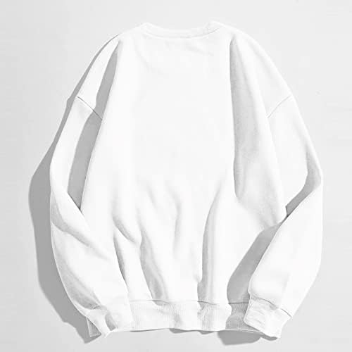 Žene vrhovi majica CREW izrez dugih rukava 2023 Odmor Y2K tiskana bluza St. Patrickov dan pulover Duks