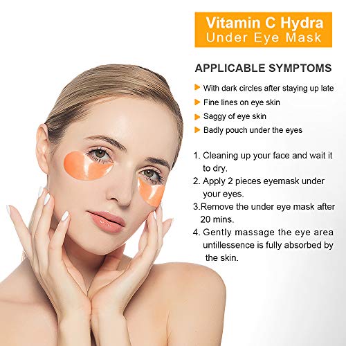 sremom under Eye Flasters Under Eye Mask for Dark Circles natečenost Bags Treatment 60 kom Vitamin C Maska za oči kolagen under Eye