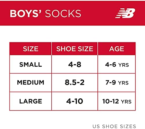 New Balance Boys' No Show Invisible Liner Socks