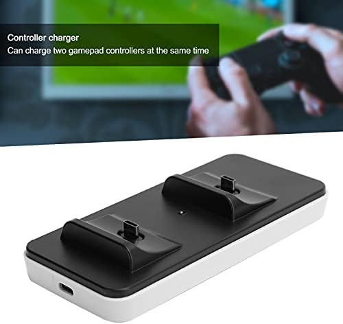 Gamepad Dual Charger, stanica za punjenje za PS5 brzina brzog punjenja USB direktni utikač lagana težina za PS5 bežični Gamepad kontroler