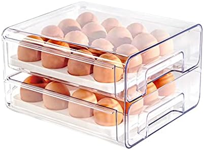Bigtron posuda za jaja za frižider sa poklopcima 32 fioka za jaja za frižider višekratna ostava jaja hrana voće povrće obrok svež