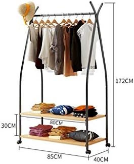 Početna moderan i jednostavan stalak za kapute za spavaću sobu, horizontalna traka metalna Odjeća šina Butici maloprodajni stalak
