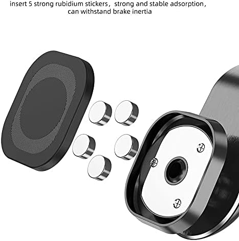 WPYYI Ventilacijska rupa 360 stupnjeva rotirajuća metalna držač telefona Auditor trajnog držača telefona automobila