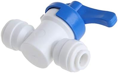 Kuglični ventil vruća i hladna voda zaustavljaju 1pc kuglični ventil 6mm 1/4 Tube od priključka plastičnog vodovoda