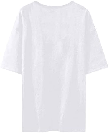 Dnevne majice AKOllsppnsy St. Patricke za žene 2023. opušteni blusi s kratkim rukavima Radna teretana za žene