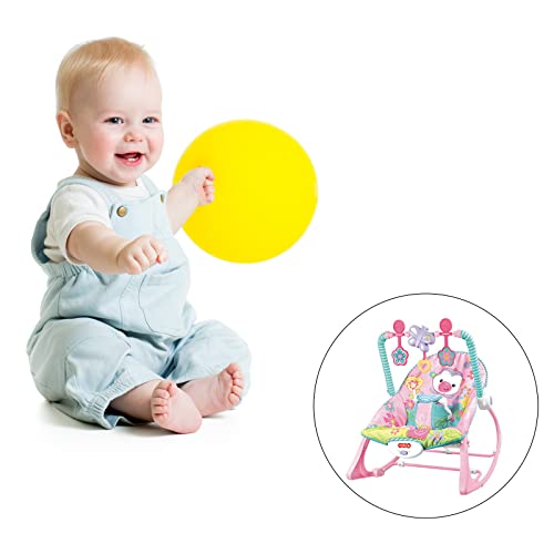 Petyoung Baby Bouncer sa umirujućim vibracijama i muzikom, dijete za dijete za dijete Roker Podesivo malo sjedalo za bebe za 0-36 mjeseci