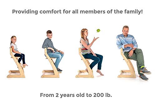 Fornel Crna Podesiva drvena visoka stolica Baby Highchair rješenje za bebe i malu djecu Dining Highchair
