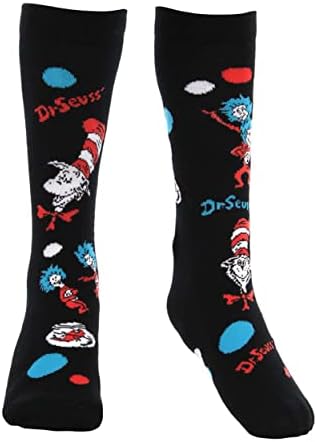 pobjeći Dr. Seuss mačka u šeširu kostim uzorak čarapa za djecu