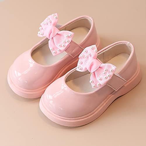 Cipele za djevojčice za malu djecu Mary Jane cipele za haljine princeze s niskom potpeticom cvjetne cipele za vjenčanje u školi zabave