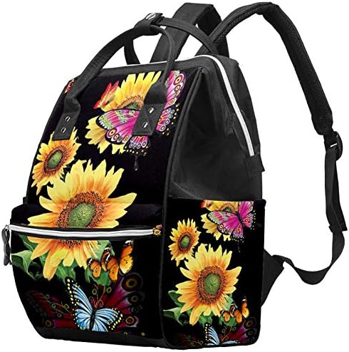 Leptiri preko cvijeća koji mijenjaju torbe za bebe Putni ruksak Baby Nappy Bag