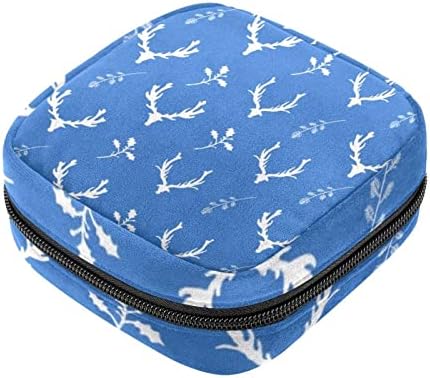 ORYUEKAN torba za čuvanje higijenskih uložaka, prenosiva menstrualna torba za žene i djevojčice torbica za menstrualne čašice, Božićni