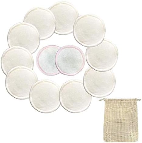 Npkgvia Remover BOOF diskovi šminkaste kese 12pcs sa pranjem kvalitete za višekratnu upotrebu visokog prirodnog pamučnog kozmetičkog