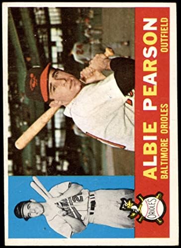 1960. topps # 241 Albie Pearson Baltimore Orioles ex Orioles