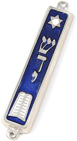Peer Hadam 10 zapovijed mezuzah srebrni ton 3.5 Mezuza Hebrew Torah Biblija proizvedena u Izraelu