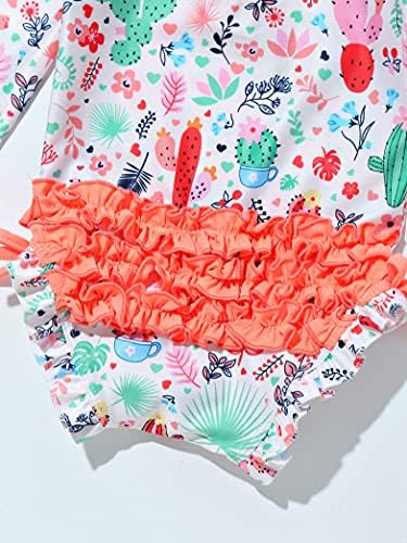 Yihuimin 0-24m dječje dječje djevojke jednodijelni kupaći kostim cvjetni kostim kupaći kostim ruffle kupaći odijelo osip