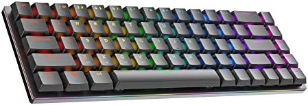Rangirani G65 Guardian 65% / puni aluminijumski okvir | Ultra tanka vruća zamjenska mehanička tastatura za igre / 68 tipki Multi Color