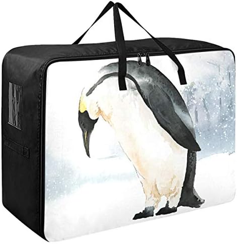 Torba za pohranu odjeće EMELIVOR za prekrivač - veliki kapacitet Pinguin organizator organizatora sa košarom za skladištenje zatvarača