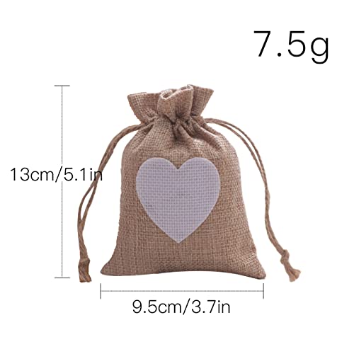 Burlap torbe 3.7 X5.1 Poklon torbe za kvotu za poklon bombone za valentinski dan za Valentinovo Vjenčanje Božić Hallinjoween Božićni ukrasi Uživo uživo