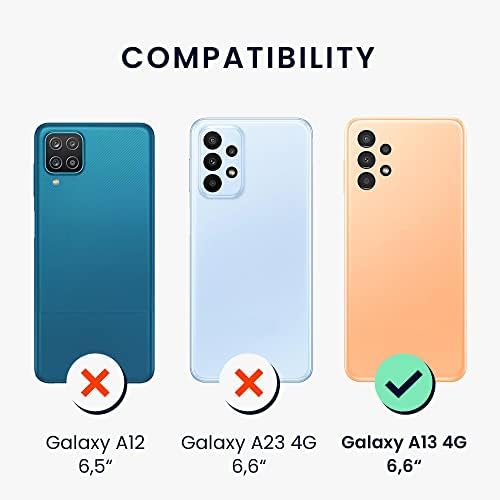 kwmobile TPU futrola kompatibilna sa Samsung Galaxy A13 4G futrolom meka tanka glatka fleksibilna zaštitna maska za telefon - neonska