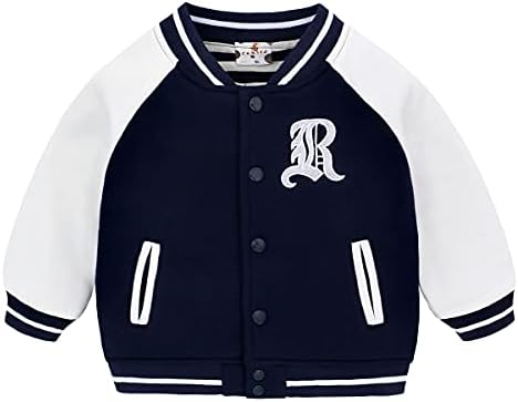 Famuka Little Kid bejzbol jakna Topla pamučna gornja odjeća Toddler Boy Girl Coats