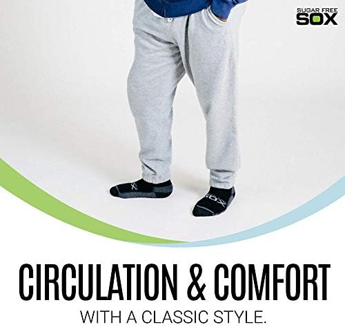 SOX bez šećera SOX aktivno-modni dijabetičke čarape, atletičke vlažne čarape, dužina posade
