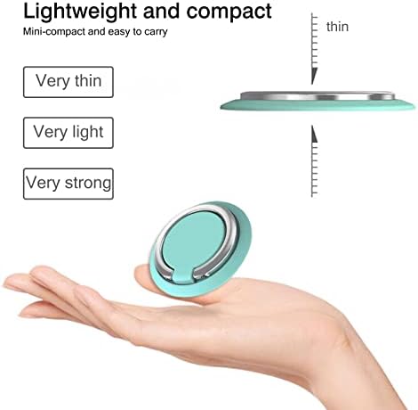 [2 Pakovanje] okruglo pjenušavo postolje za Držač prstena za mobilni telefon, rotacija za 360 stepeni i podesivi stalak za prstenje