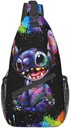 Wernns Muška torbi za grudni prsa Crossbody Daypack Torba za ramena za biciklizam za planinarenje