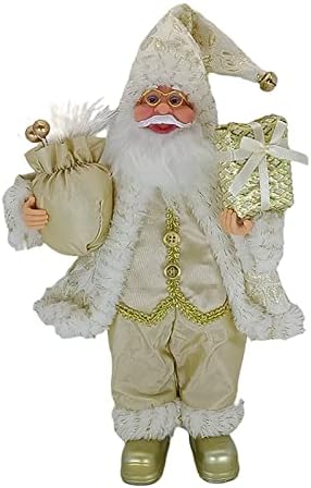 Pifude Božićni ukrasi Santa Claus Doll Ornament ružičasti stoji poziraj božićni privjesak Sretan božićni ukras Početna Poklon