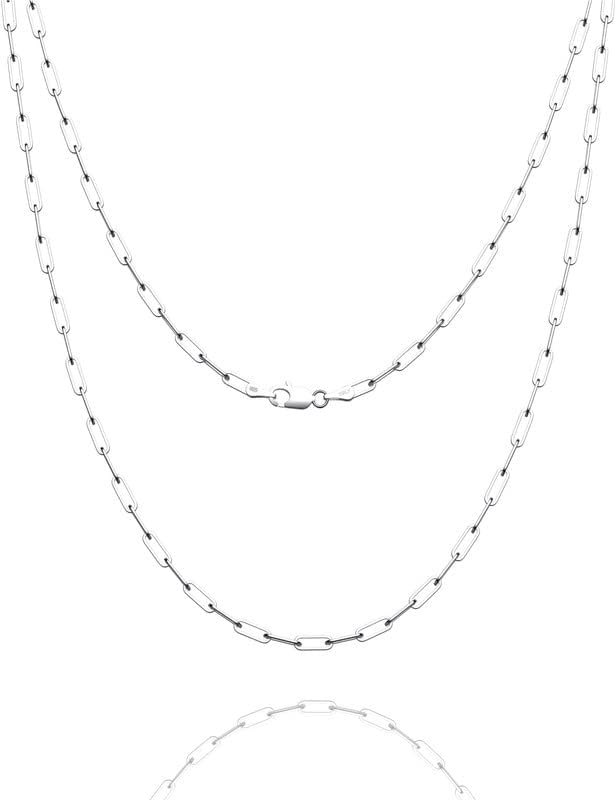 ASDULL 925 Sterling Silver kopča spajalica lanac 2/3/4/5mm ogrlica Za Žene Muškarci srebro / zlato Link Lanac ogrlica za žene 16/18/20/22/24/26/30