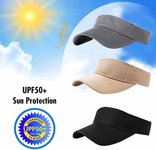 Azj šeširi za sunce za žene muškarci Podesiva UV zaštita sportske kape za golf za trčanje na otvorenom…