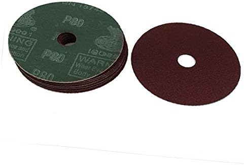 X-dree dia 80 grit abrazivni brusni disk brusni papir Rukous 10 kom (100 mm dia 80 grit abrasivo disco de lija de papel de lija rufous