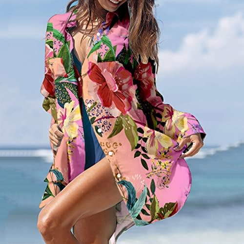 Ljetna haljina za žene žene Spring Casual Dress ljetna haljina štampana plaža stil haljine duge pamučne haljine