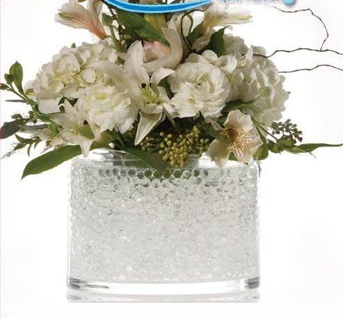 5 X vodenih bisera-CLEAR-središnji dio vaze za vjenčani toranj-čini 6 galona