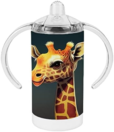 Slatka Beba Žirafa Sippy Cup-Umjetnička Djela Baby Sippy Cup-Crtić Sippy Cup