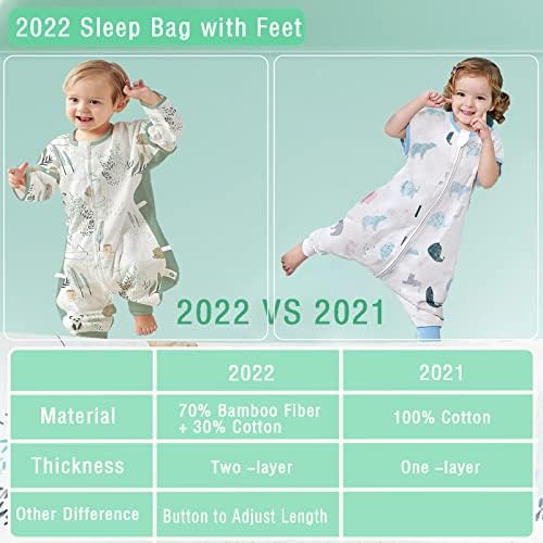 Reinewol baby nosit će prekrivač za spavanje, torba za spavanje sa nogama za pamćenje za mlaznjak, odijelo za spavanje bez rukava s patentnim zatvaračem