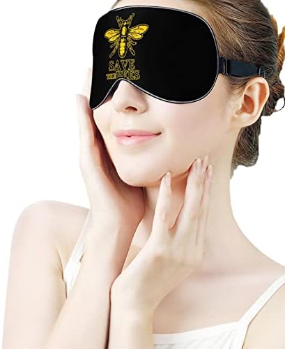 Spremite pčele Sleep Maska za oči Slatka slijepo traka zaklopke za oči za žene za žene Pokloni