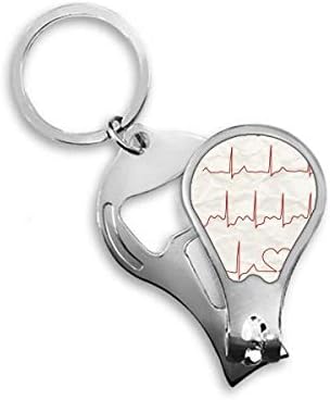 Elektrokardiogram dizajnerski dizajn srca Brzina rezača prstenaste tipke