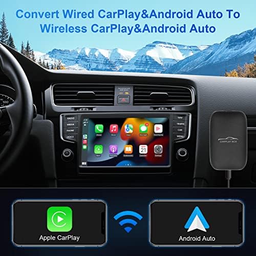 Wireless CarPlay Adapter Wireless Android Auto Adapter za fabriku žičani CarPlay automobila sa Netflix YouTube-Go Wireless sa svim
