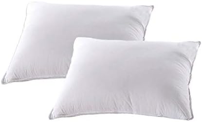 Sheetsingsili bijeli jastuk za alternativni krevet, bijela, standardna / kraljica veličine, 26 unci ispunjavanja svakog jastuka