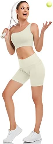 Mirity Žene rebraste bešavne kratke hlače za bicikliste joge za vježbanje i teretanu High Squist Trnična kontrola