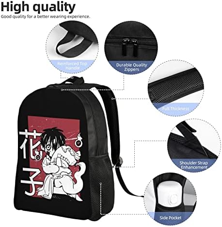 Anime wc-venirani ruksak Hanako-Kun Unisex Rucksack Jedna strana Potpuni ruksak modni casual Travel torba Lagani ruksaci
