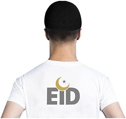 EID Islamski pleteni Kufi šeširi za muškarce Topi molitveni šešir Heklana kapa Taqiyah Takke Lobanja kapa za muslimane, molitve i