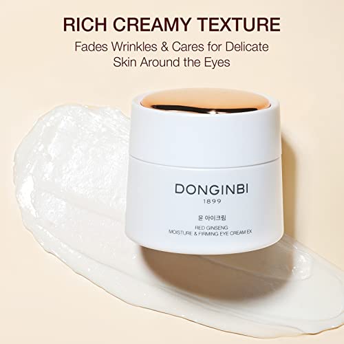 Donginbi Red Ginseng Vlaga i učvršćena krema za oči Ex visoko koncentrirana hidratantna krema za borbu protiv bora, tamne krugove,
