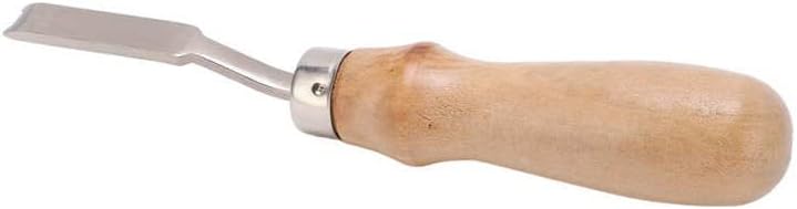 Široka koža kožna ruba kožna kožna ruba premijem premium čelična drvena ručka za diy za plovu za kožu