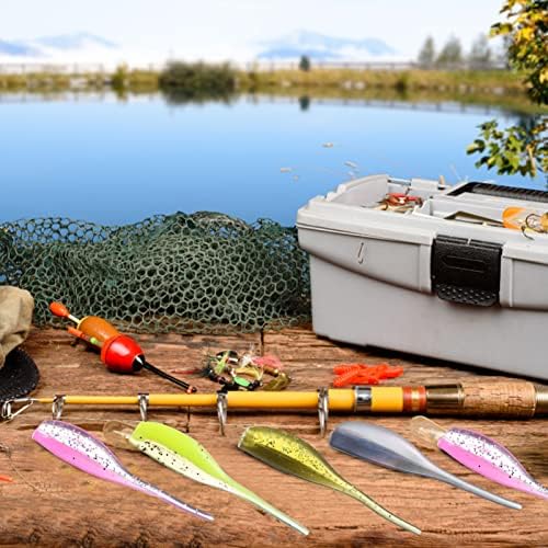 BESPORTBLE oprema za pecanje oprema za pecanje oprema za pecanje kutija za pribor 40 kom Mamci za pecanje Realistični Silikonski mamci