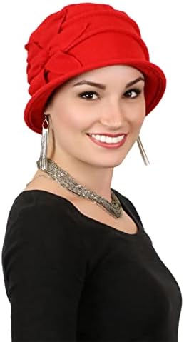 Flis cvijet Cloche šešir za žene Rak pokrivala za glavu Hemo dame pokrivala za glavu