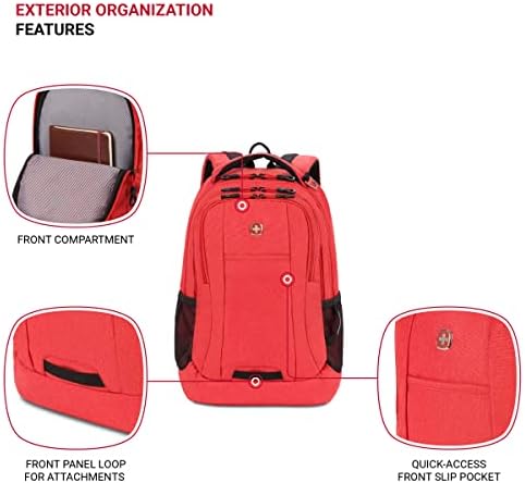 Swissgear CECIL 5505 ruksak za laptop, tamno narančasto, 18-inčni