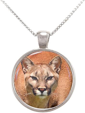 Arthwick Store Wild Cat Cougar Fotografija Privjesak ogrlica